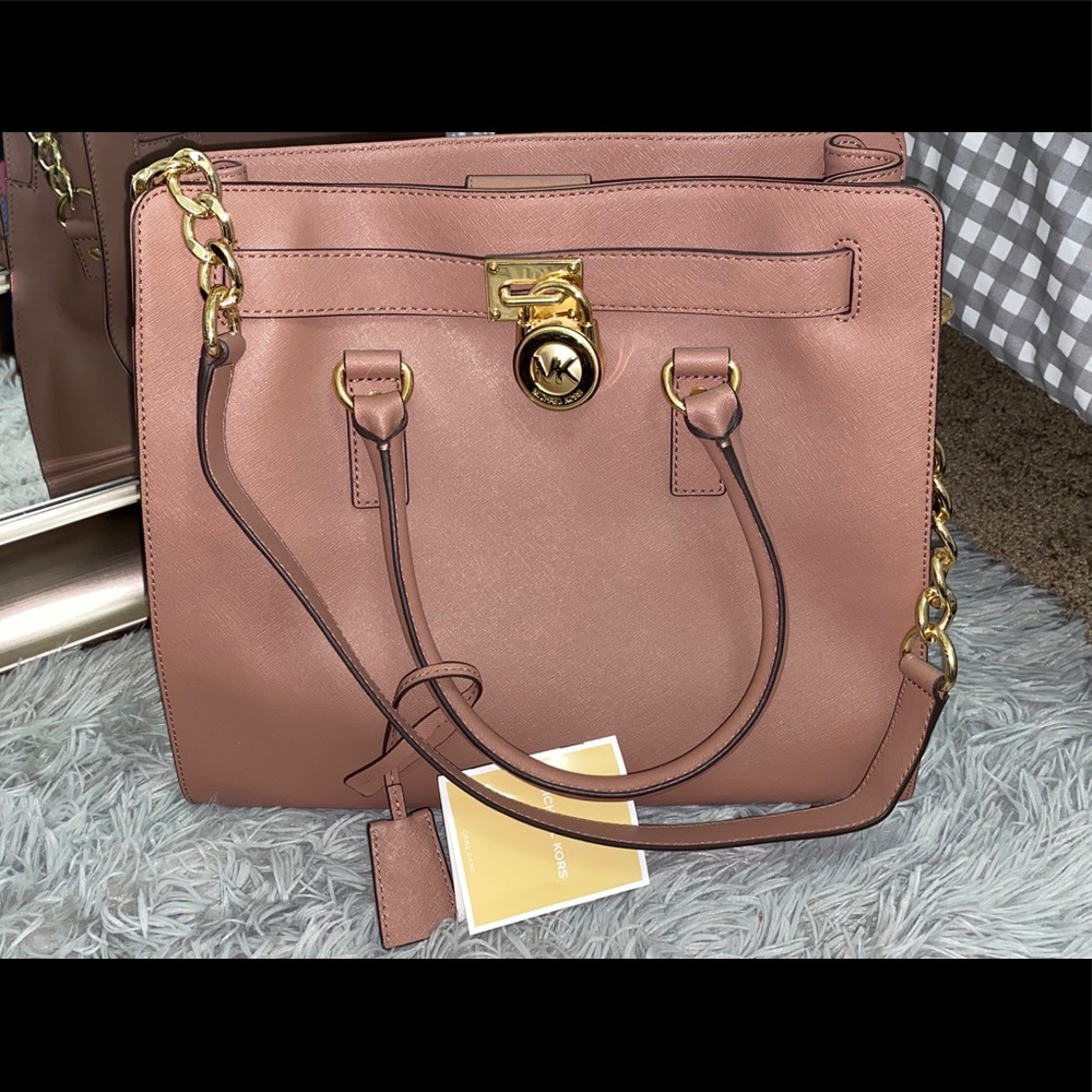 Michael Kors mauve pink  purse